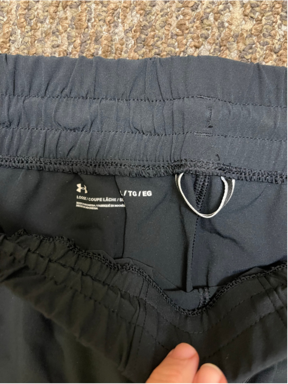 Women's Under Armour Squad 3.0 Warmup Pants Black XL - Picture 4 of 4